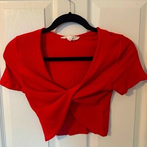 Glassons Twist Front Crop Top